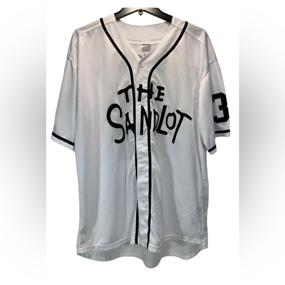 The Sandlot Baseball Jersey #30 Benny the Jet Rodriguez Size XL - Picture 3 of 12